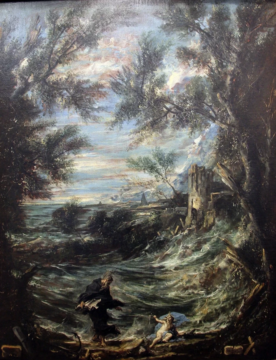 Sant'Agostino e il bambino - Palazzo Doria Tursi , Genova